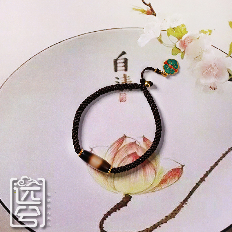 远兮珠宝设计千年传世古珠黑白珠手串配黄金 包浆温润古法镶蚀991在类目 饰品/流行首饰/时尚饰品新, 手链中 - 来自Buy2taobao.com提供专业的淘宝代购服务