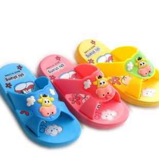  夏季儿童拖鞋 男女童拖鞋家居拖鞋 宝宝卡通沙滩鞋 休闲舒适拖鞋