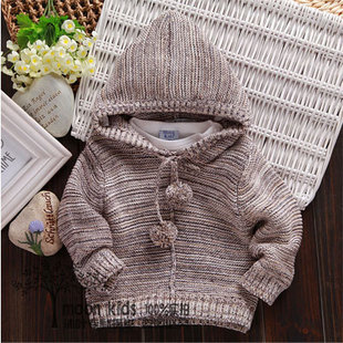 0-1岁男宝宝秋装外套1-2岁女宝宝毛衣韩版婴儿