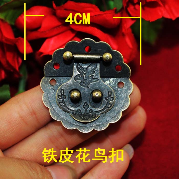 Box Accessories/Bird box buckle/Tin trunk buckle/Wooden box buckle/Antique Box buckle/Hasp lock 4CM Bucklein the Basic building materials , Home Hardware , Furniture Hardware , Camera obscura buckle category - from Buy2taobao.com to provide professional Taobao agent buy service