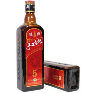  绍兴黄酒 塔牌 五年5年手工冬酿1斤500ml花雕酒 整箱包物流