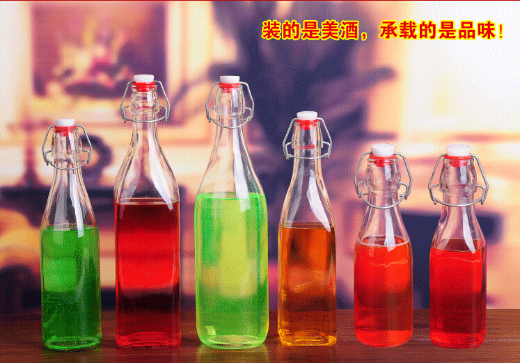 新品250-1000ml无铅玻璃酵素自制瓶子宜家泡酒瓶密封瓶饮料瓶水果|msdalam kategori dapur/memasak Appliances, Alat dapur/Penyimpanan dapur, botol penyimpanan/bekas penyimpanan dapur, kanister - dari Buy2taobao.com untuk memberikan perkhidmatan ejen Taobao profesional membeli