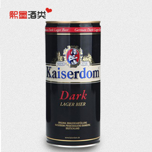  熙墨 德国原装 进口啤酒 凯撒黑啤酒1L听装 德国啤酒 特价包邮