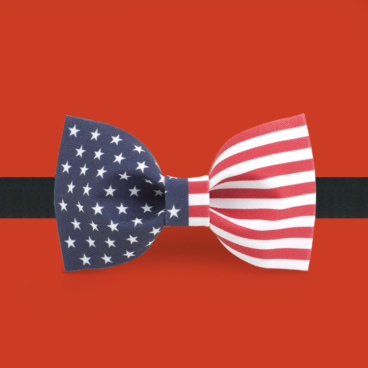 NUUUN原创设计 时尚印花创意领结 宴会派对休闲煲呔 美国国旗在类目 服饰配件/皮带/帽子/围巾, 领部配件, 领结中 - 来自Buy2taobao.com提供专业的淘宝代购服务