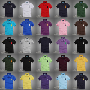  POLO 拉夫劳伦 代购保罗 精品热卖经典大马标 男士POLO衫短袖