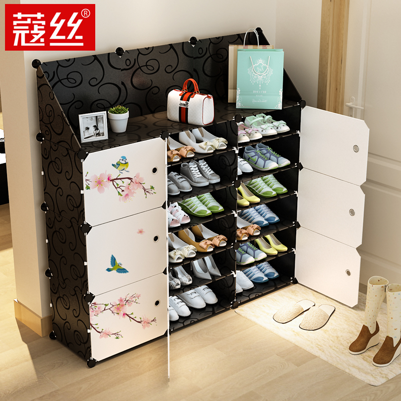 simple and easy shoe rack multi-storey Shoe rack household Economic type Assemble dustproof Shelf Doorway Plastic Shoe cabinet Storagein the Residential furniture , Cabinet , Shoebox category - from Buy2taobao.com to provide professional Taobao agent buy service