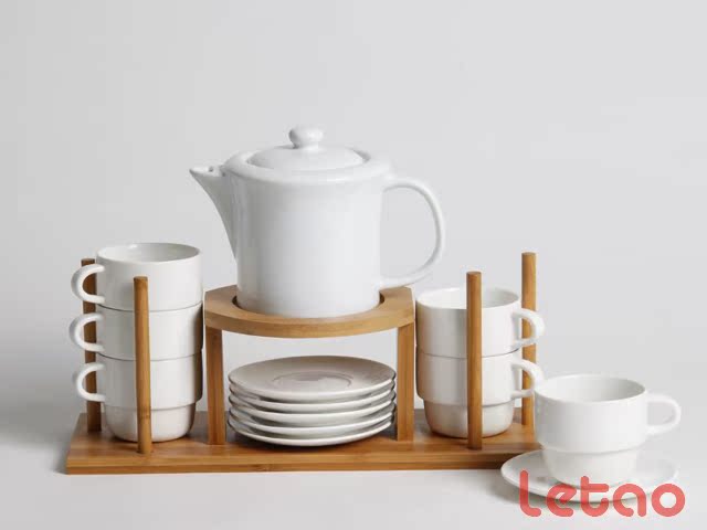 简约现代厨房用品家居饰品用品陶瓷工艺品送礼茶咖啡杯茶具五件套 简约现代厨房用品家居饰品用品陶瓷工艺品送礼茶咖啡杯茶具五件套