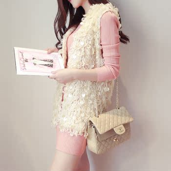 <em>毛衣搭配</em>_IBUU2013秋装女装新款复古亮片短