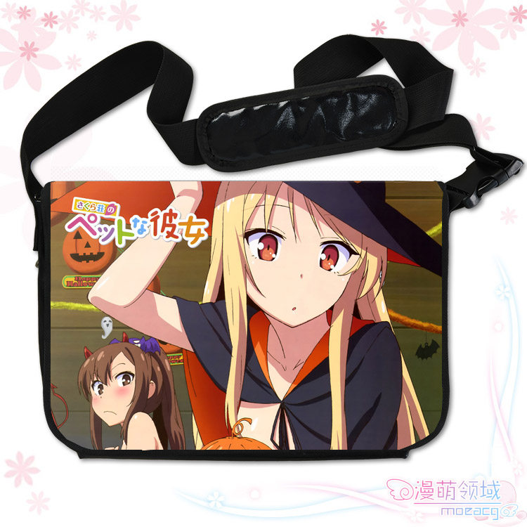 樱花庄的宠物<em>女孩</em> 真白 动漫<em>单肩包</em> 斜<em>挎包</em> 动漫