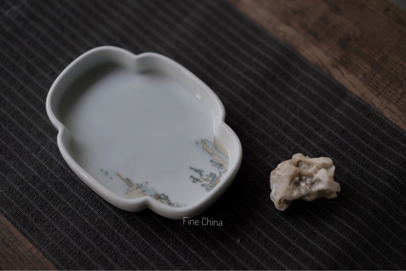 瓷器口-手绘新彩海棠壶承 清供碟 茶盘 茶承 点心碟|msdalam kategori pinggan mangkuk, set teh, dulang teh - dari Buy2taobao.com untuk memberikan perkhidmatan ejen Taobao profesional membeli