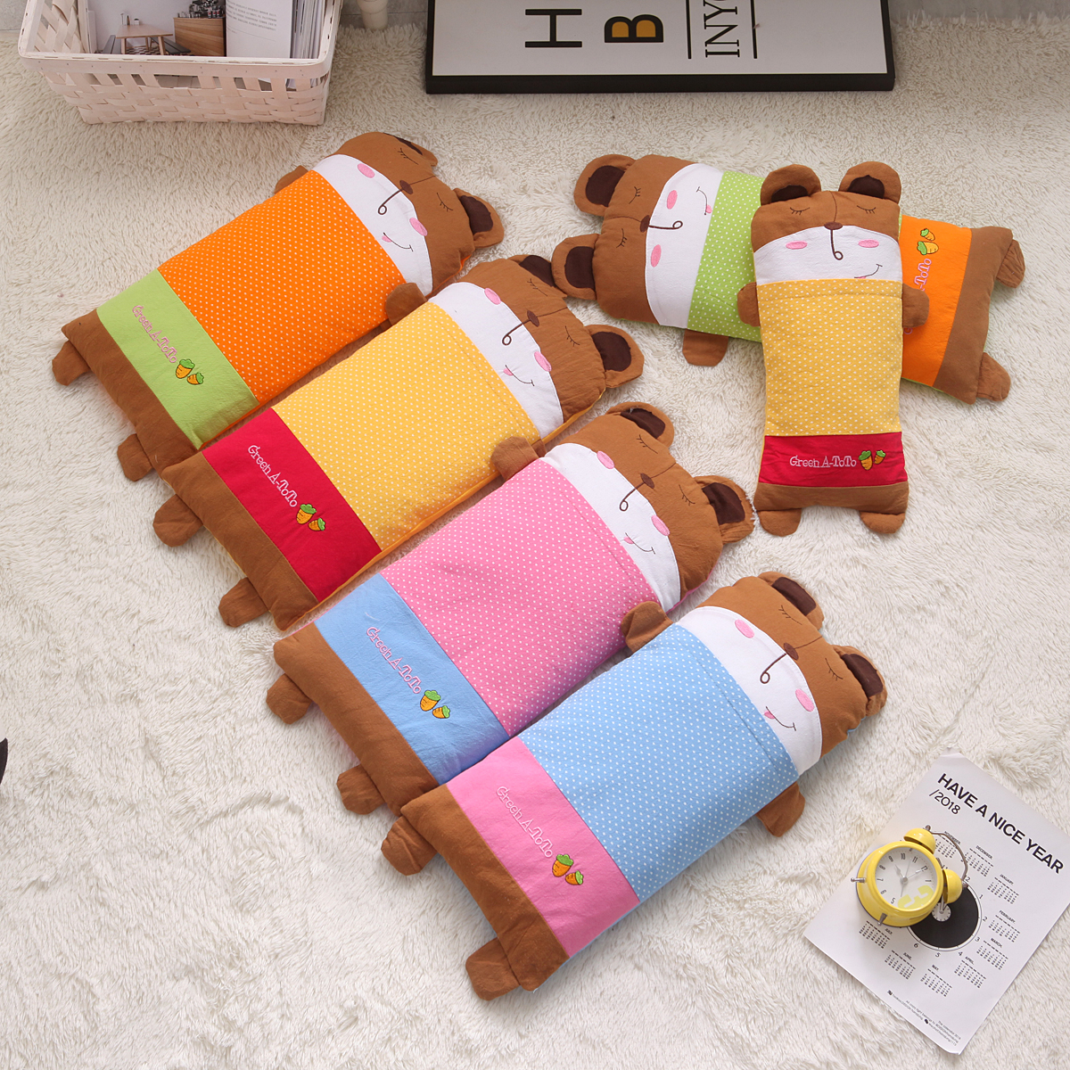 Autumn and winter baby children pillow 0-1-3-6 Cotton lengthen Cartoon Buckwheat pillow Stereotype Pillow corein the Bedclothes , Children's Bedding , Baby Pillow/Pillow  category - from Buy2taobao.com to provide professional Taobao agent buy service