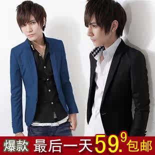男装2013秋冬装新款韩版修身小西装男式休闲西服男士外套礼服上衣