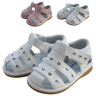  芙瑞可正品女童凉鞋里外全皮真皮童鞋包头儿童凉鞋软底宝宝学步鞋