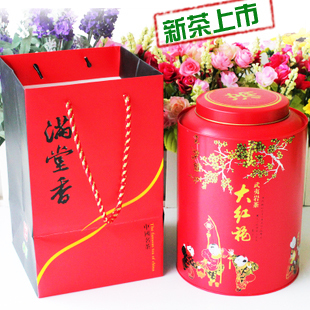  正品 大红袍特级 武夷山大红袍茶叶 新茶 韵香乌龙茶 礼盒装500克