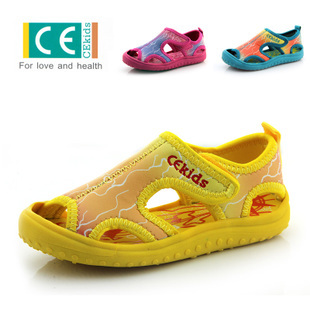  CE童鞋 女童夏季夹趾休闲沙滩凉鞋 韩版儿童小童凉鞋26-30