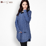 淘宝聚划算购物<em>翻领</em>2012欧美秋冬款女装新气