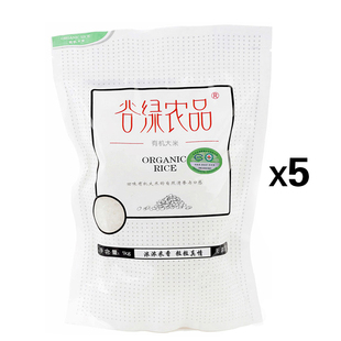  谷绿农品 有机大米 五常 稻花香 大米 东北 包邮 5KG