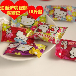  凯蒂猫hellokitty果汁软糖散装500g喜糖婚庆糖果零食超值价