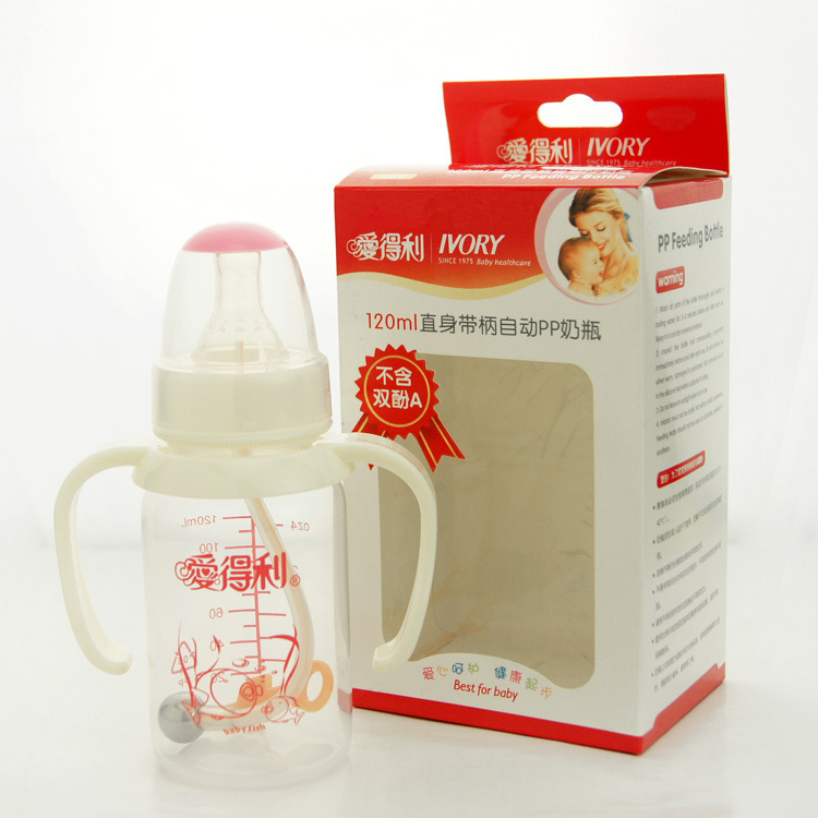 爱得利标准口径婴儿PP直身奶瓶120ML带手柄吸管A60|msdalam kategori lampin/Xihu/makan/push pelarik, Memberi makan botol/botol yang berkaitan, Memberi makan botol - dari Buy2taobao.com untuk memberikan perkhidmatan ejen Taobao profesional membeli