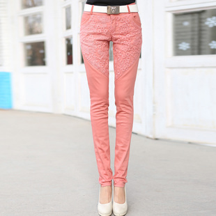  品牌女装专柜正品春装新款修身长裤铅笔裤雪歌岁月如歌紫淑风