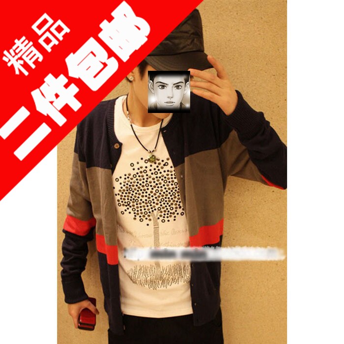 【<em>男士针织衫 开衫</em>】_<em>黑色针织衫开衫搭配</em>_20