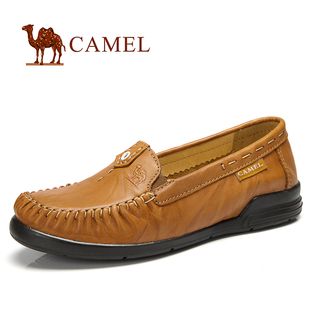  [新款感恩]Camel 骆驼正品女鞋休闲百搭单鞋妈妈鞋 81312600