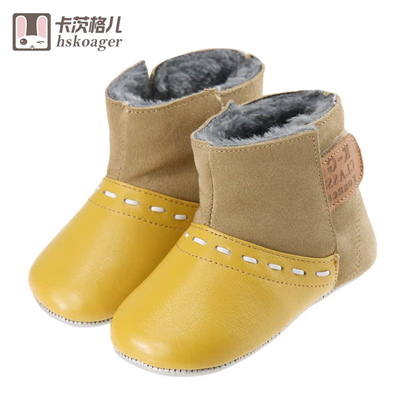 0-1岁男女宝宝棉鞋学步鞋冬幼儿童室内冬靴短
