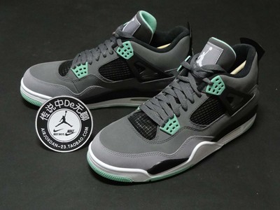 上下架计划:现货 AIR JORDAN 4 灰绿 GS男女 AJ4 乔丹四代 408452/308497-033