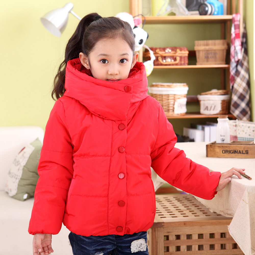 女童棉衣2013冬款<em>女孩</em>棉服<em>外套加厚</em>带帽棉袄