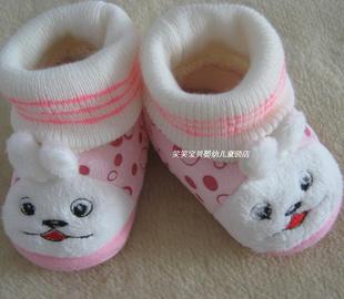  宝宝鞋 婴儿鞋 婴儿学步鞋 步前鞋 婴儿秋冬保暖毛线鞋