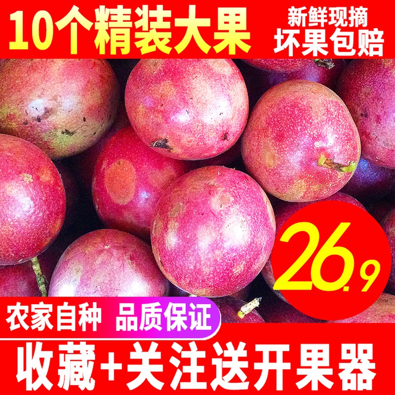 Guangxi specialty fresh Passion fruit Passionflower Eggs, fruit 10 Individual outfit groupin the Aquatic meat/Fresh fruits and vegetables/Cooked , Fresh fruit , Passion Fruit category - from Buy2taobao.com to provide professional Taobao agent buy service