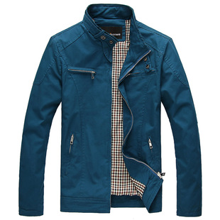 美特斯邦威男装夹克,蓝色,竖肩章,价格300--40