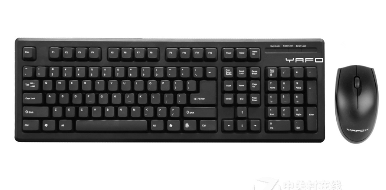 YAFOX雅狐D600 键鼠套件 键盘鼠标光电套装