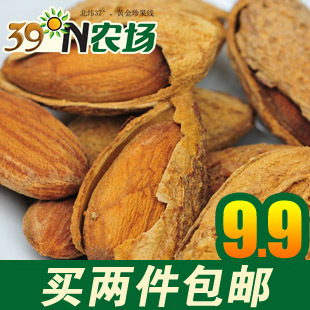  【39度农场】坚果零食 新疆奶油巴旦木 薄壳杏仁180g 两件包邮