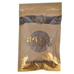  果记食品特价零食特产包邮非风干内蒙古风味招牌牛肉干200g