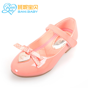  夏季新款韩版潮女童鞋PU皮鞋糖果色儿童公主单鞋5-8-11-14岁