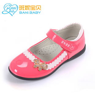  圆头儿童PU皮女童皮鞋韩版童鞋女 婴儿鞋春 童装鞋皮班妮宝贝