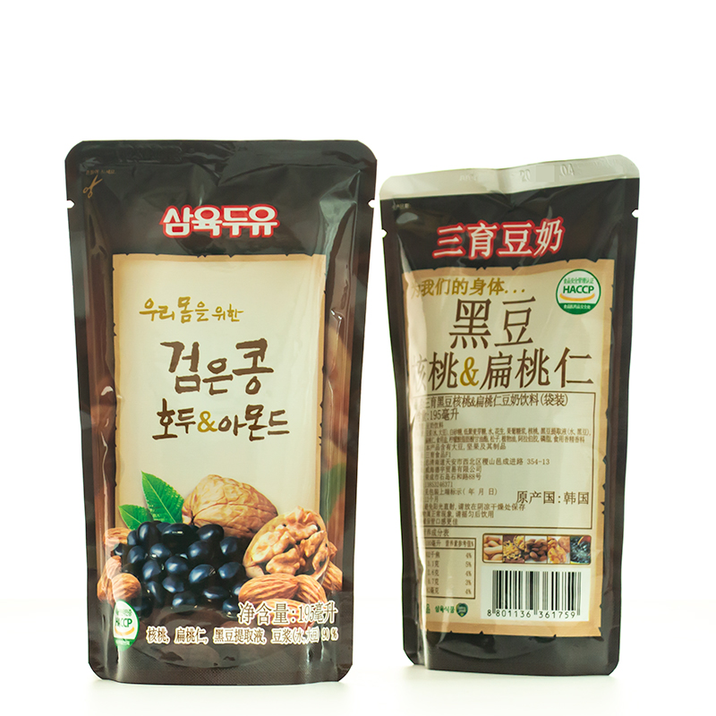 韓國三育黑豆&堅果豆奶飲料 黑豆核桃扁桃仁豆奶 195ml 袋裝(759)在類目 咖啡/麥片/衝飲, 藕粉/麥片/衝飲品, 豆奶中 - 來自Buy2taobao.com提供專業的淘寶代購服務