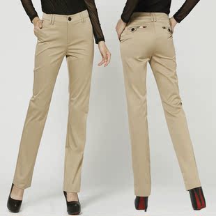  新款正装品牌女裤 女式西装裤女装 修身 女长裤女士职业裤 女