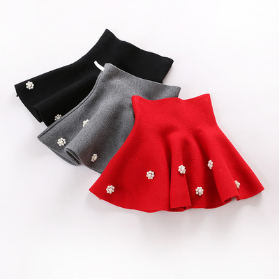 装女童半身裙中大童高腰裙子儿童短裙秋冬季百