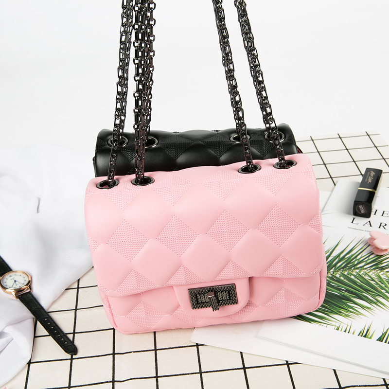 2019 new pattern Sheepskin chain One shoulder Diagonal classic Versatile Ladies temperament Trend heavy industry Bump trumpetin the Leather/Lady bags/Men's bag, Ms. bags category - from Buy2taobao.com to provide professional Taobao agent buy service