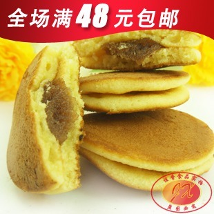  多啦A梦最爱 福建特产 盼盼铜锣烧120克 西式蛋糕 糕点 红豆味