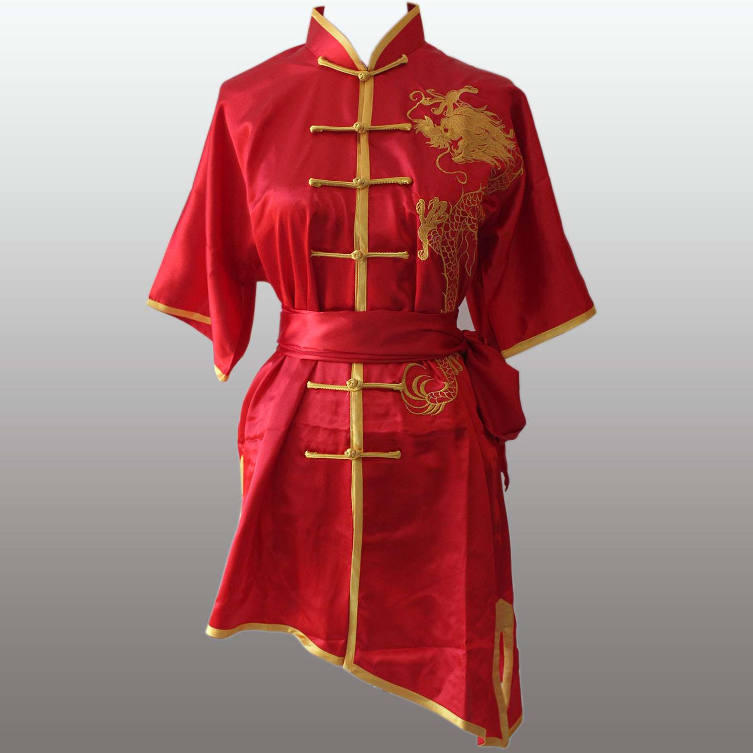 包郵武術繡龍服武術服太極服練功服表演服紅色紡絲柔丁布料在類目 運動/瑜伽/健身/球迷用品, 跆拳道/武術/搏擊, 太極, 太極服中 - 來自Buy2taobao.com提供專業的淘寶代購服務
