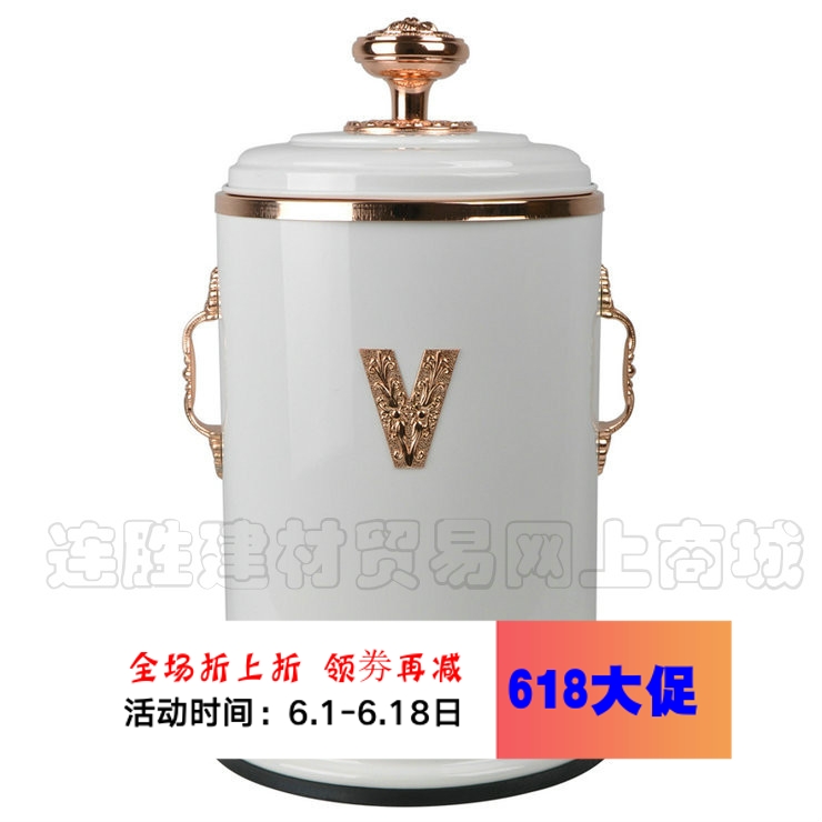亿丽家高级欧式瓷白10L手提垃圾桶 进口钢材 高档瓷白V字设计|msdalam kategori keluarga/Alat Pembersihan peribadi, kerja-kerja rumah/Floor peralatan pembersihan, sampah/rak sampah, sampah - dari Buy2taobao.com untuk memberikan perkhidmatan ejen Taobao profesional membeli