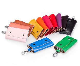  批发真皮女士新款钥匙包 韩版男女情侣钥匙扣 牛皮男士钥匙扣清仓