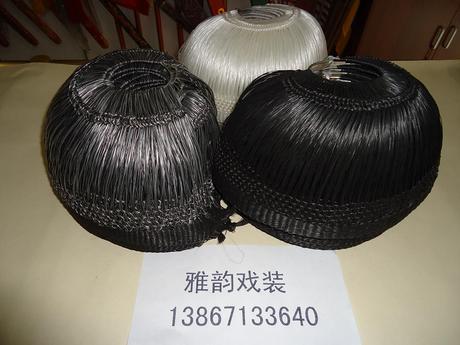 戏剧戏曲化妆配件 化妆包头用品 网子 三色绞丝网巾-淘宝网