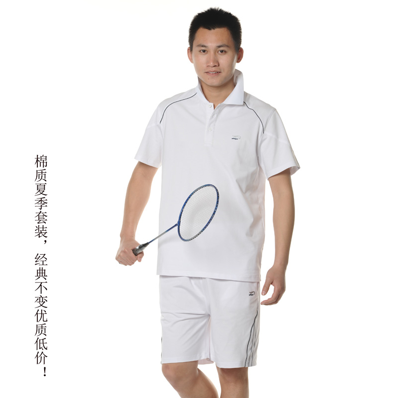 忆莱茵新款男式运动服 短袖T恤套装 半袖短裤夏季经典透气珠地棉在类目 运动服/休闲服装, 运动T恤中 - 来自Buy2taobao.com提供专业的淘宝代购服务