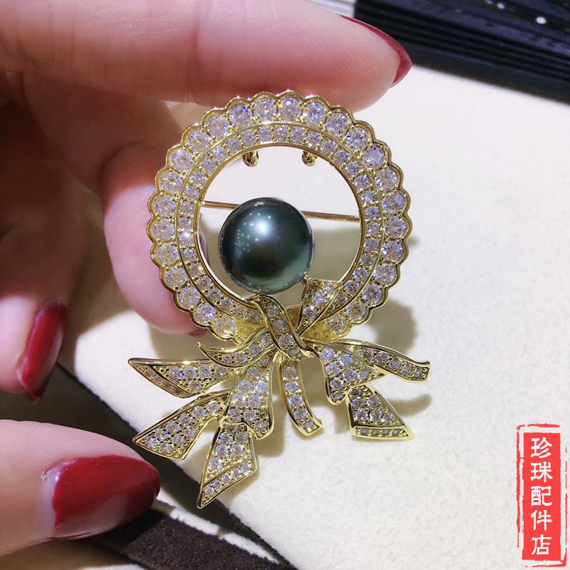 DIY Pearl Accessories fashion 圆形宫廷风 Brooch Sternum Pendant Pin Popular Women's Jewelry Accessoriesin the Accessories/Fashion Jewelry, Brooch category - from Buy2taobao.com to provide professional Taobao agent buy service