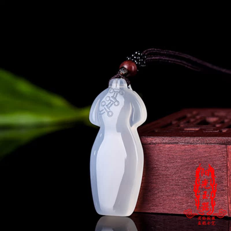 Chalcedony cheongsam Win speedy success vase Safety Pendant agate sweater chain Necklacein the Accessories/Fashion Jewelry, Pendant/Pendant category - from Buy2taobao.com to provide professional Taobao agent buy service
