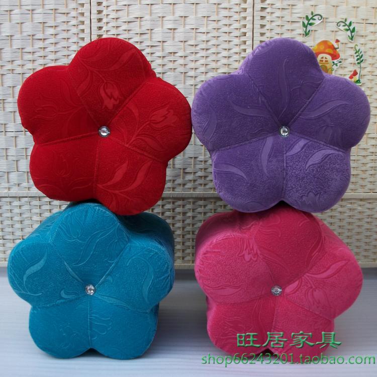 成人小花凳 穿鞋踏凳 沙发床边尾坐墩 绒 布艺绒凳鞋店商场化妆凳|msdalam kategori perabot kediaman, Kerusi kelas, najis, najis persalinan - dari Buy2taobao.com untuk memberikan perkhidmatan ejen Taobao profesional membeli